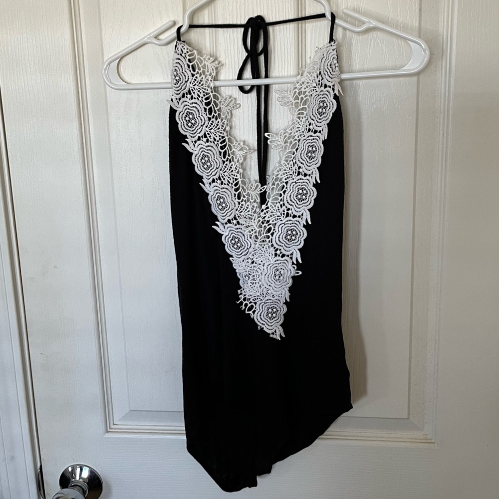 M - A3 Design - lacy front bodysuit